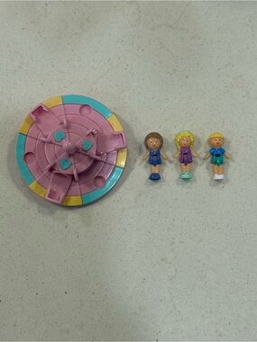 1993 Vintage Polly Pocket Merry-Go-Round Complete set spinning top